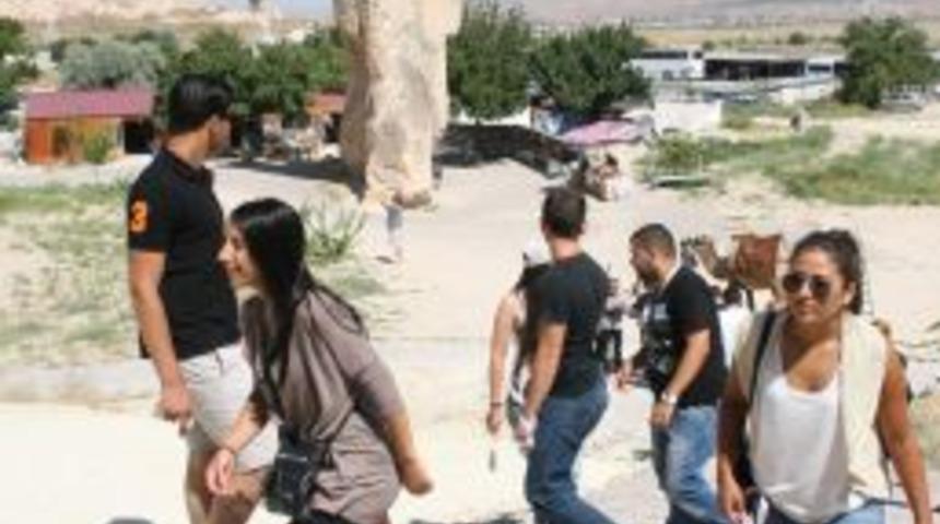 Kapadokya B&ouml;lgesini İlk 4 Ayda 531 Bin Turist Ziyaret Etti