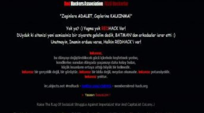 Ak Parti Batman Merkez İl&ccedil;e Başkanlığı İnternet Sitesine Saldırı