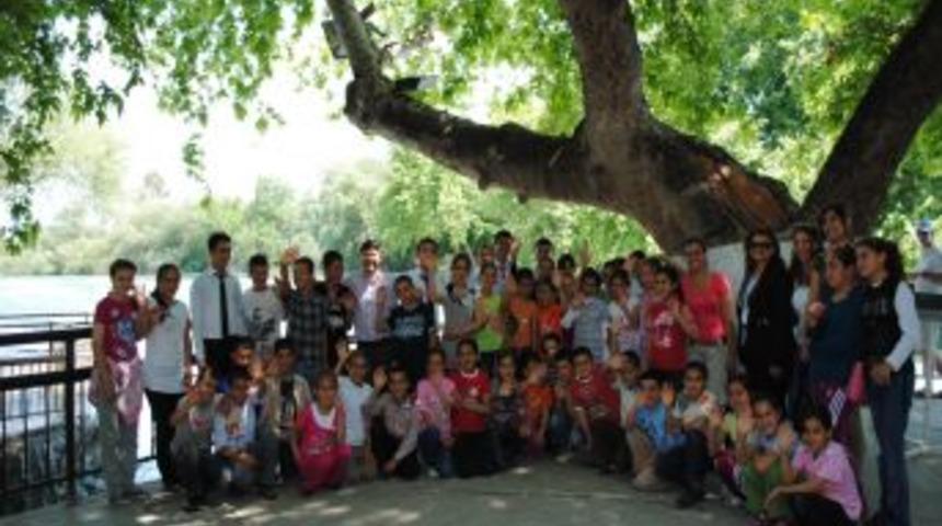 53 k&ouml;y &ccedil;ocuğu ilk kez deniz g&ouml;rd&uuml;