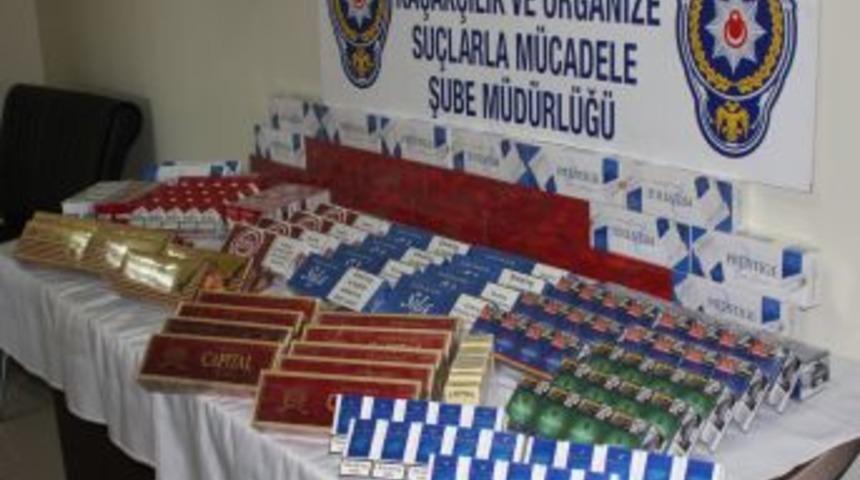 Bakkal ve Tekel bayilerine ka&ccedil;ak sigara satan 17 kişi g&ouml;zaltına alındı