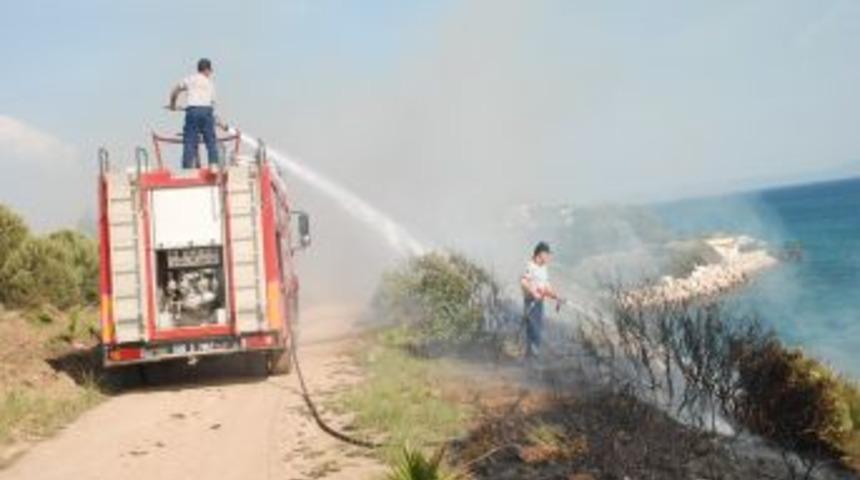 Didim'de Sezonun İlk Yangını