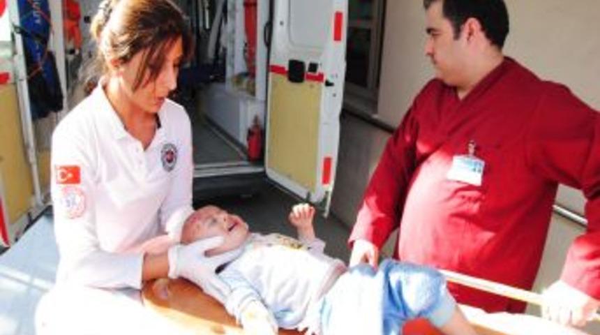 1,5 Yaşındaki 4 &Ccedil;ocuk 4. Kattan D&uuml;şt&uuml;