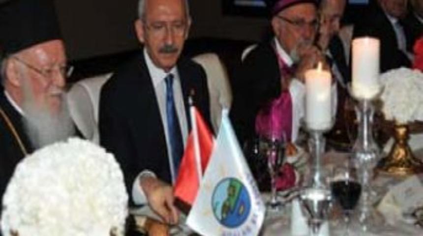 Kılı&ccedil;daroğlu ruhani liderlerle yemekte buluştu