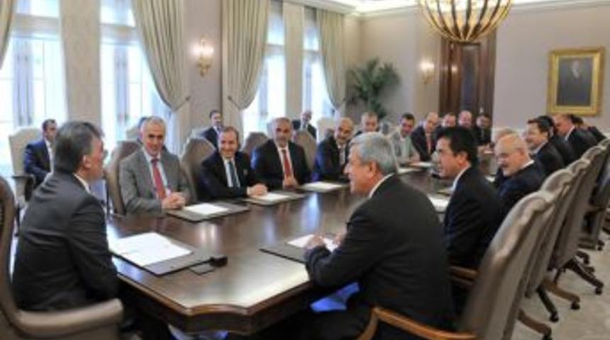 Başkan Ok, Cumhurbaşkanı G&uuml;l`e yapılan ziyarete katıldı