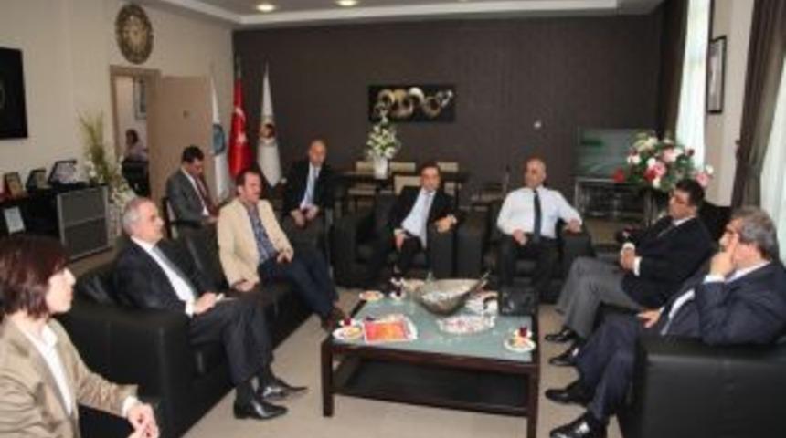 Sanko Holding Başkanı Abdulkadir Konukoğlu Satso'yu Ziyaret Etti