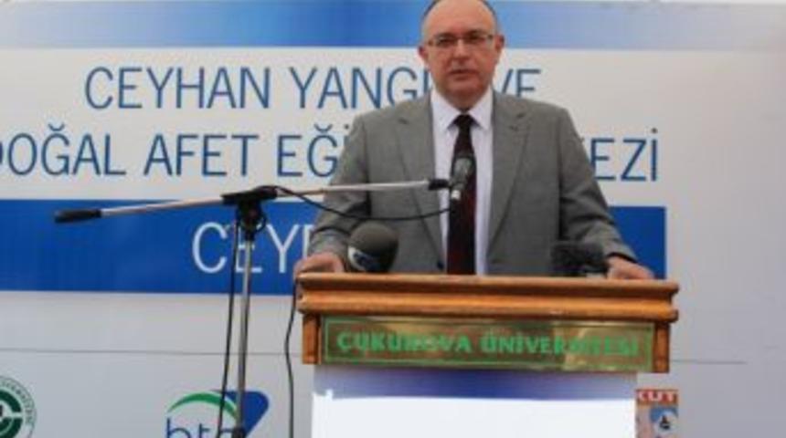 Ceyhan'da 'Yangın ve Doğal Afet Eğitim Merkezi'nin temeli atıldı