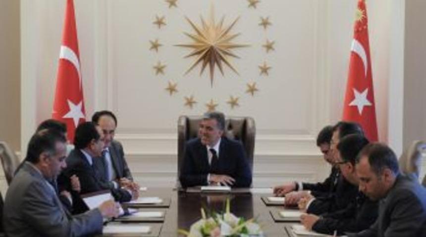 Cumhurbaşkanı G&uuml;l, Bahreyn İ&ccedil;işleri Bakanı Abdullah El Halife'yi Kabul Etti