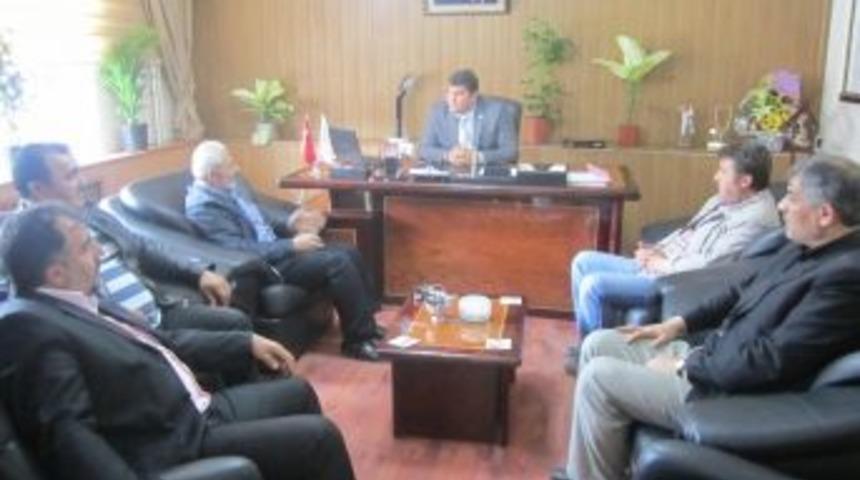 Ak Parti İl Başkanı El&ccedil;i Sağlık M&uuml;d&uuml;rl&uuml;ğ&uuml;n&uuml; Ziyaret Etti
