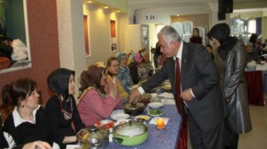 &Ccedil;ubuklu kadınlar yemek konusunda h&uuml;nerlerini sergileyecek