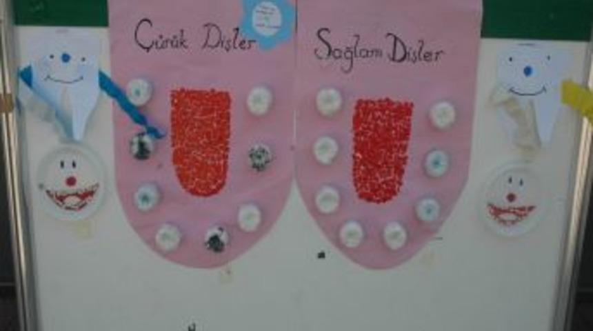 Minikler Hayal D&uuml;nyalarını Resimlerle Anlattı