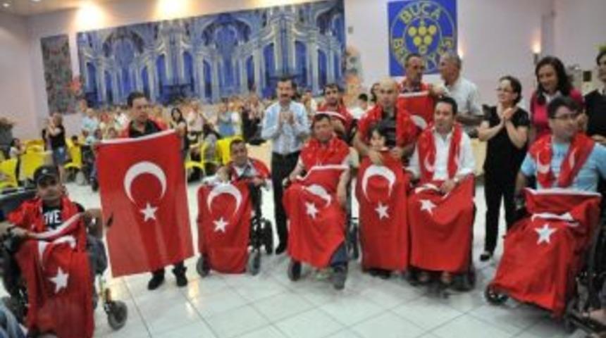 Bucalı Engelliler Askere Uğurlandı