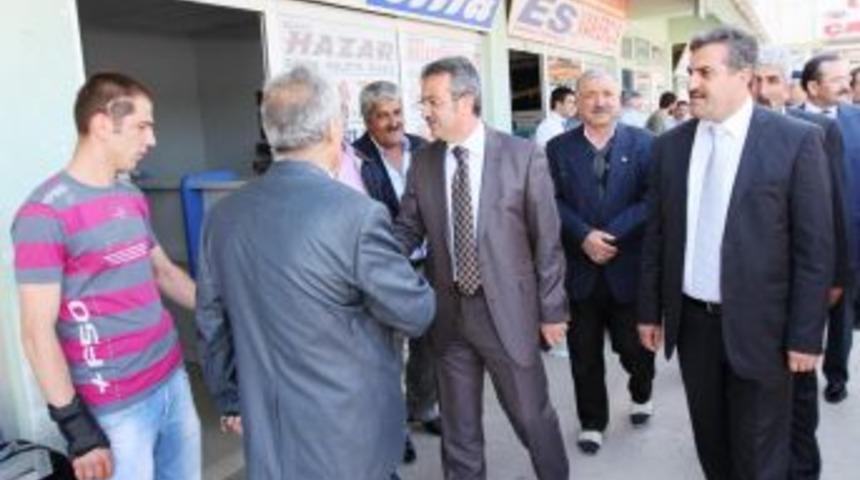 K&ouml;şker, Terminal Esnafı İle Buluştu