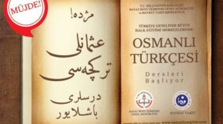 Kozan'da Osmanlı T&uuml;rk&ccedil;esi Eğitimi Verilecek