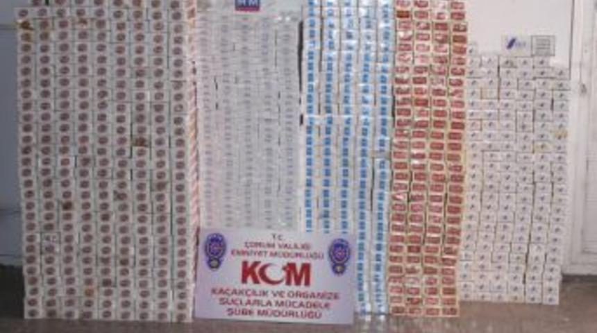 &Ccedil;orum Polisinden Demir Testereli, Levyeli Sigara Operasyonu