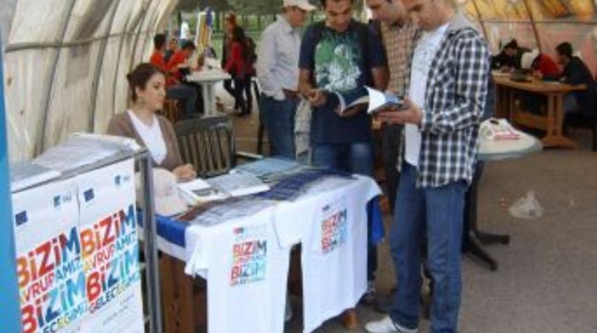Erzurum AB Bilgi Merkezi, A&Uuml;&rsquo;de tanıtılıyor