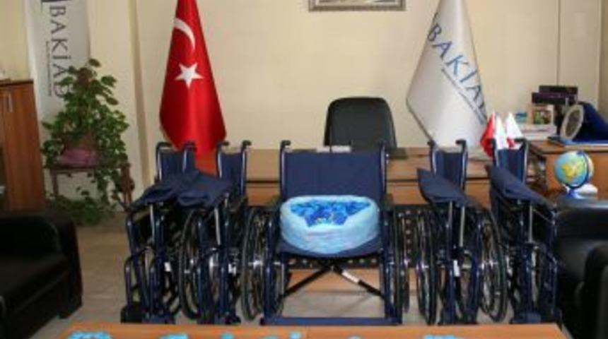 BAKİAD'dan engellilere 5 tekerlekli sandalye