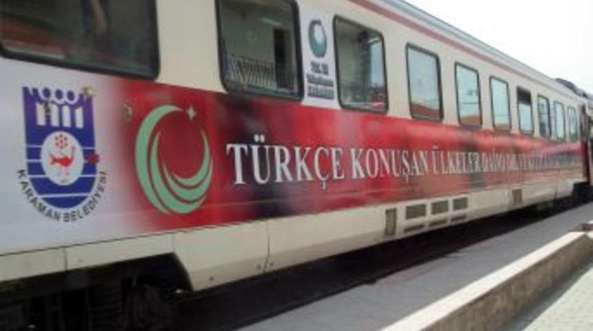 'T&uuml;rk&ccedil;e Treni' Kırıkkale&rsquo;ye geldi