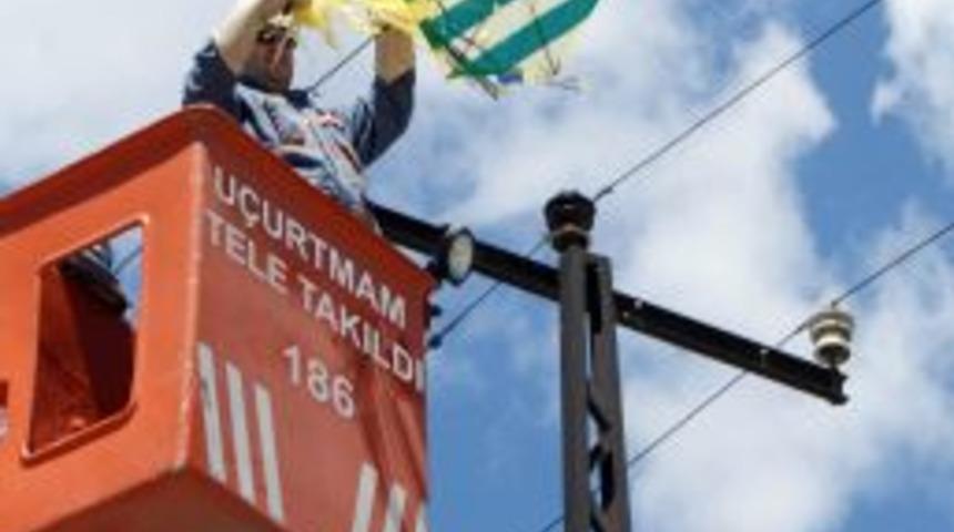 'U&ccedil;urtmada, ip yerine kullanılan bobin teli tehlikeli, kullanmayın'