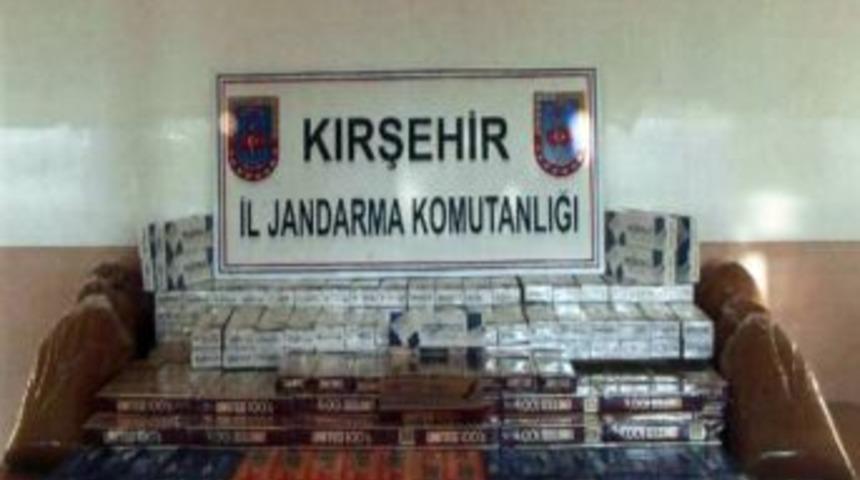 Kırşehir'de 5 bin 950 paket ka&ccedil;ak sigara ele ge&ccedil;irildi