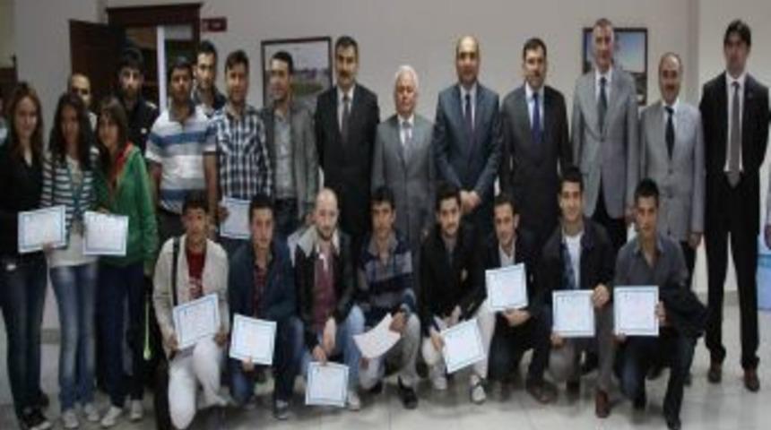 Aksaray'da Solidworks Kursiyerlerine Sertifika