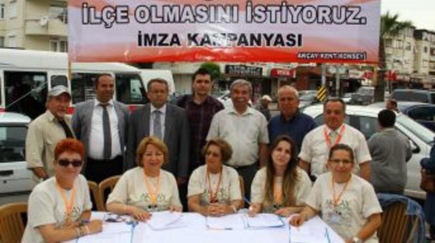 Ak&ccedil;ay'ın İl&ccedil;e Olması İ&ccedil;in İmza Kampanyası Başlatıldı