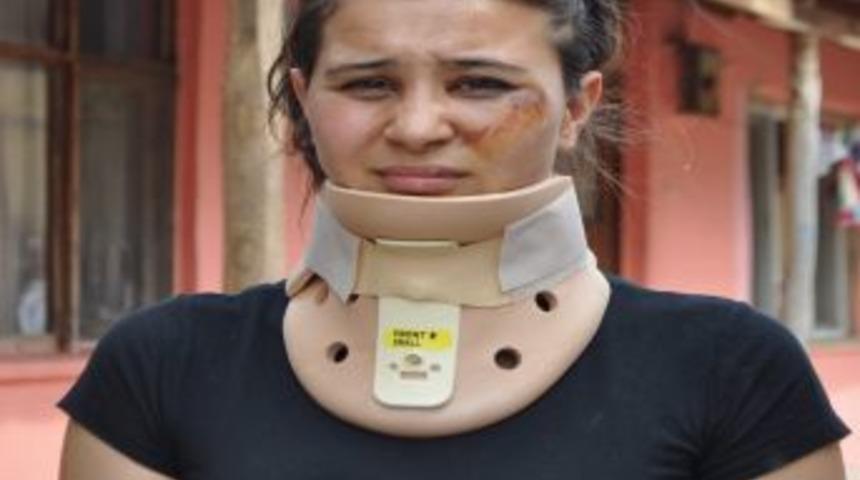 G&uuml;venlik G&ouml;revlisi Kadına Eş Dayağı İddiası