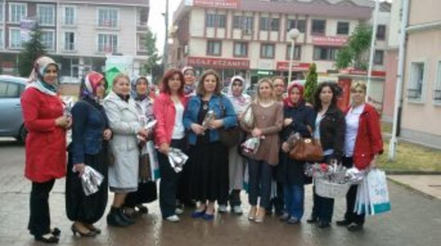 Ak Partili Kadınlar Anneler G&uuml;n&uuml; &Ouml;ncesi Yaşlıları Ziyaret Etti