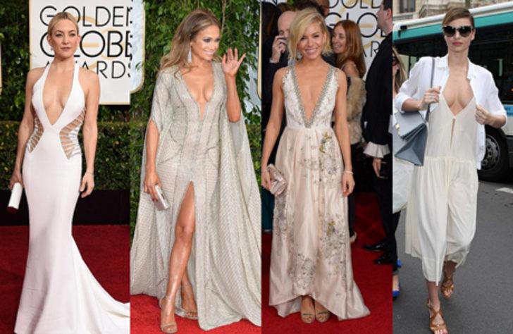 Sokakta derin dekolte deneyi