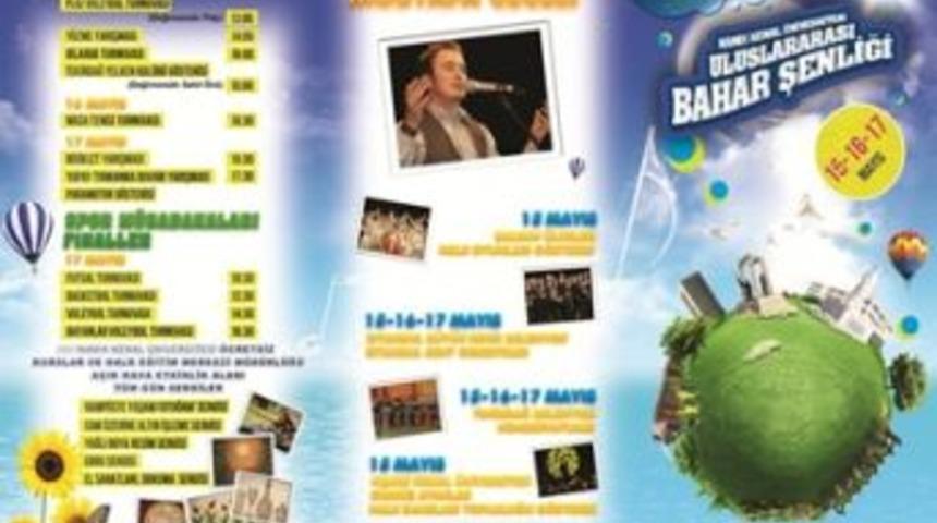 NK&Uuml;&rsquo;de ,Uluslararası Bahar Şenliği