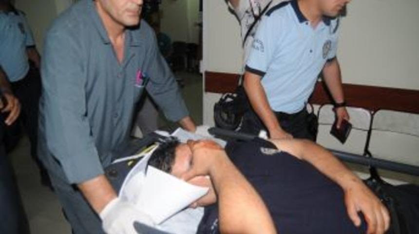 Polise Taşlı Saldırı