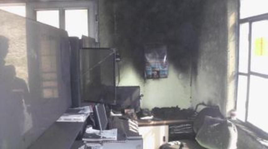 Tekeler K&ouml;y&uuml;'Nde Yangın