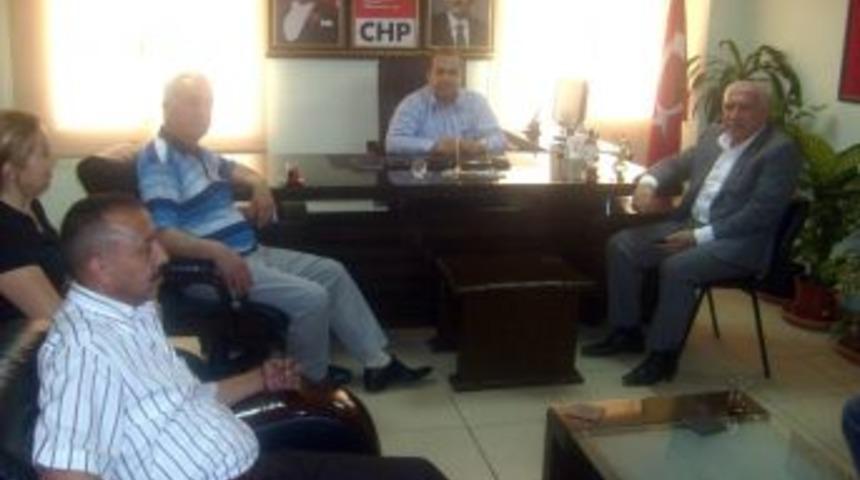 Loğoğlu Ve &Ouml;zg&uuml;m&uuml;ş'Ten Chp Seyhan İl&ccedil;e &Ouml;rg&uuml;t&uuml;ne Ziyaret