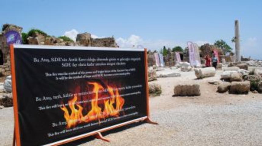 Side Belediyesi, Il&ccedil;e Olma &Ccedil;alışmalarını Apollon Tapınağı'na Taşıdı