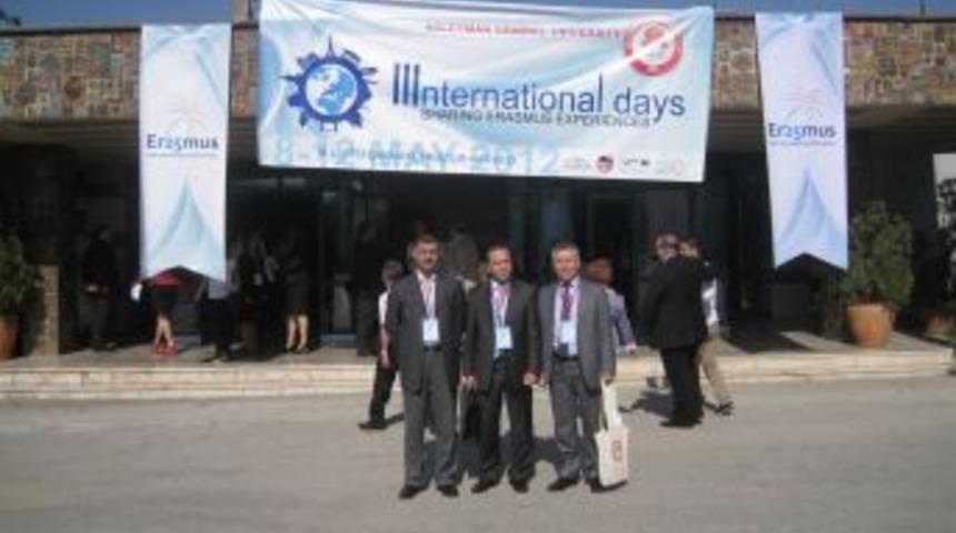 7 Aralık &Uuml;niversitesi, 3. Internatıonal Days-Sharıng Erasmus Experıences'a Katıldı