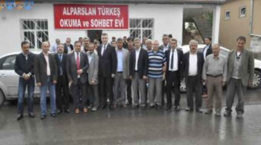 Alparslan T&uuml;rkeş Okuma Ve Sohbet Salonu A&ccedil;ıldı