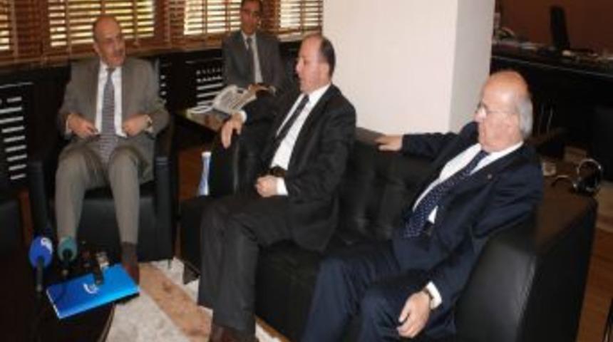 Sgk Başkanı Acar'dan T&uuml;rk-İş Başkanı Kumlu'ya Ziyaret