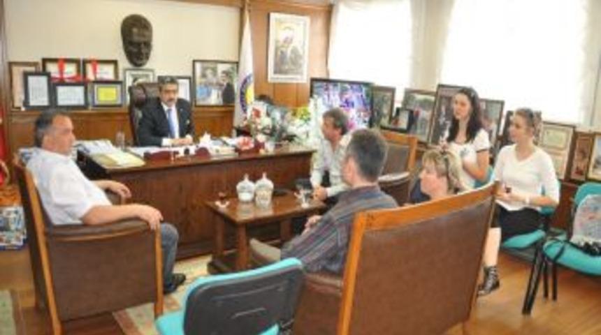 Mako Heyeti Başkan Alıcık'ı Ziyaret Etti