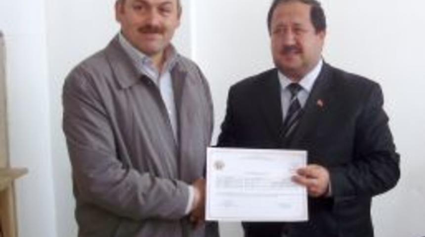 Arıcılar, Sertifikalarını Aldı