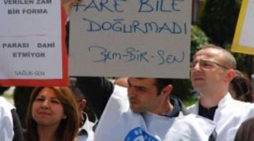 Tokat'ta Memurlardan 3+3 Eylemi