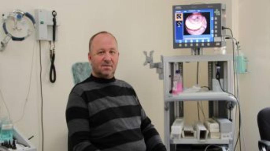 Ambulans Helikopterle Geldiği Hastaneden Y&uuml;r&uuml;yerek &Ccedil;ıktı