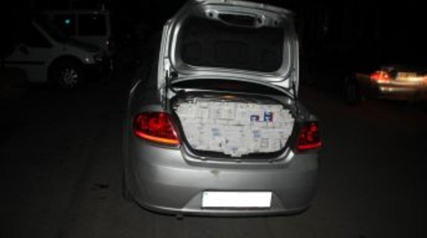 Erzincan'da 5 Bin 900 Paket Ka&ccedil;ak Sigara Ele Ge&ccedil;irildi