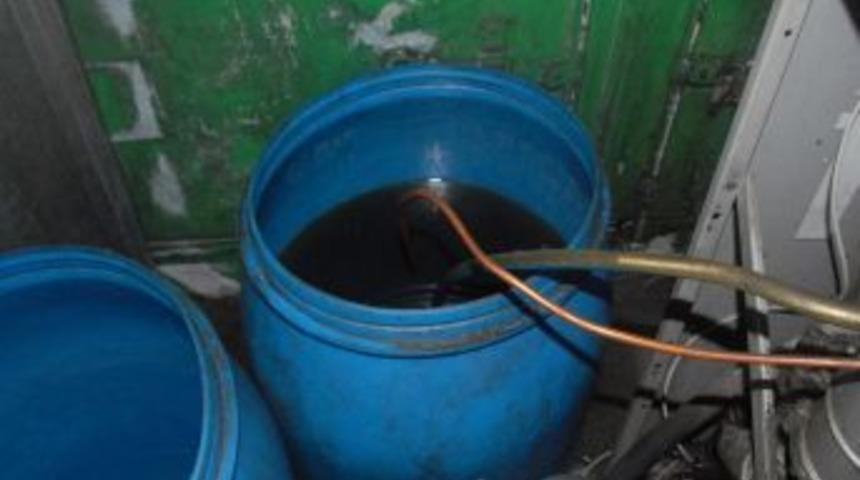 TIR Garajına Akaryakıt Operasyonu