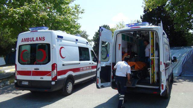 Şile Devlet Hastanesi'nde deprem ve yangın tatbikatı yapıldı.
