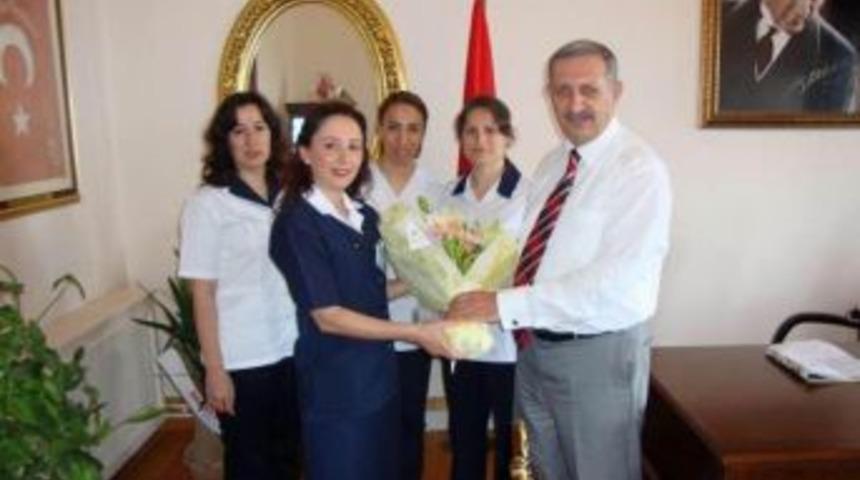 Beyaz Meleklerden Kaymakam Nalbant'a Ziyaret