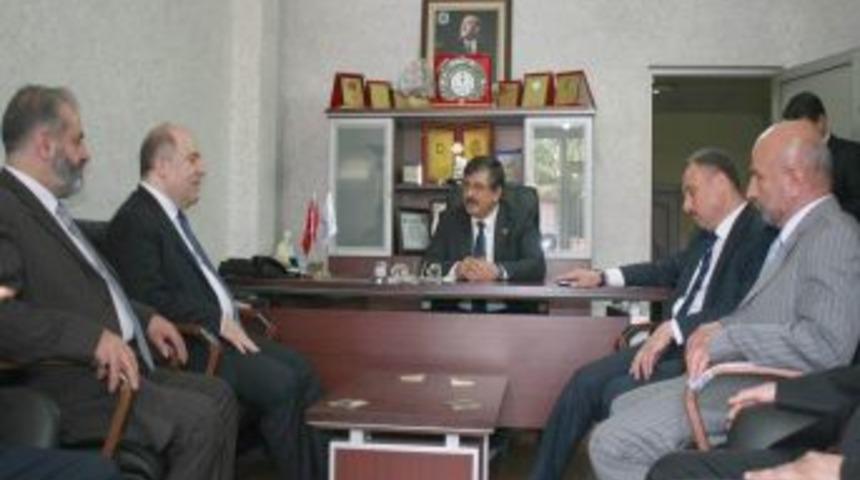 Kosgeb Ve T&uuml;msiad Başkanlarından T&uuml;msiad İl Başkanı Birliktir'e Ziyaret