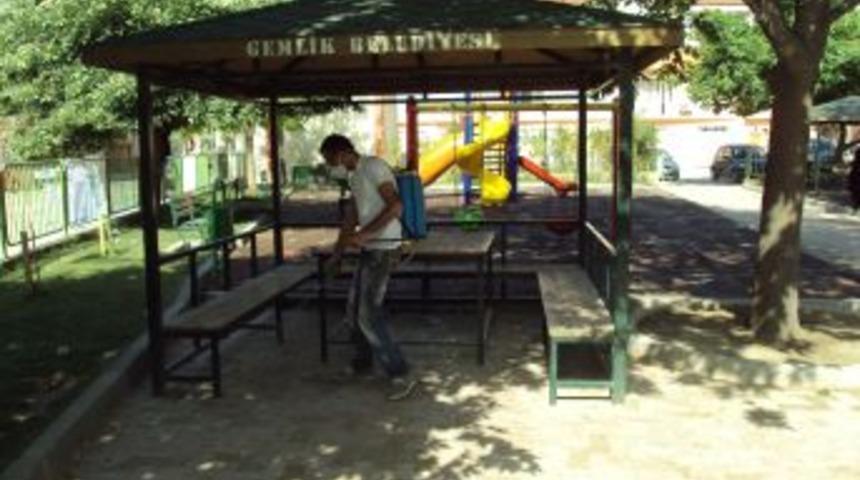 Gemlik'te Keneye Karşı Ila&ccedil;lama &Ccedil;alışması Yapılıyor