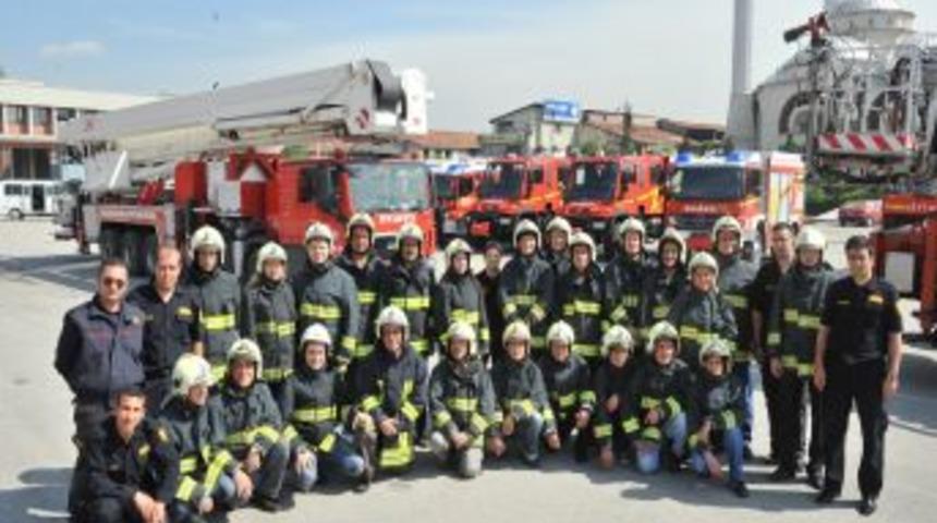 İşitme Engelliler İtfaiye Merkezi'nde