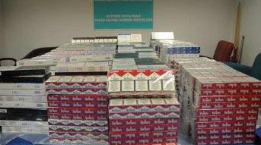 Atat&uuml;rk Havalimanı'nda Ka&ccedil;ak Sigara Yakalandı