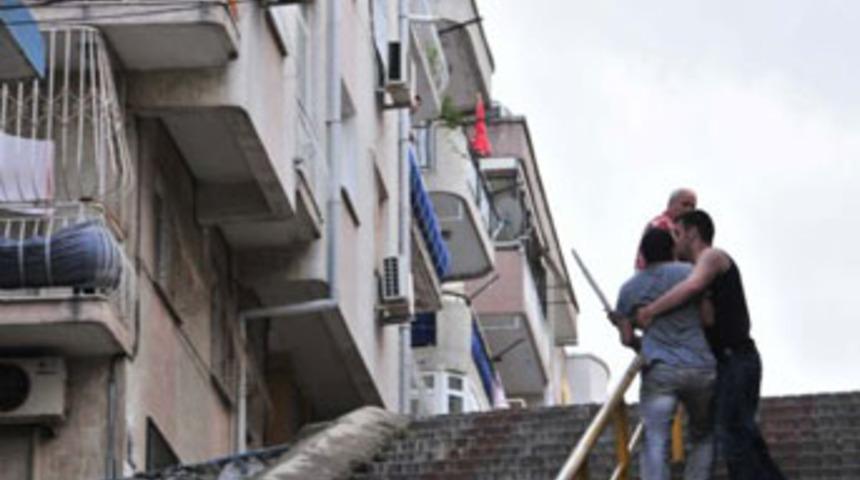 İzmir'in g&ouml;beğinde dehşet anları