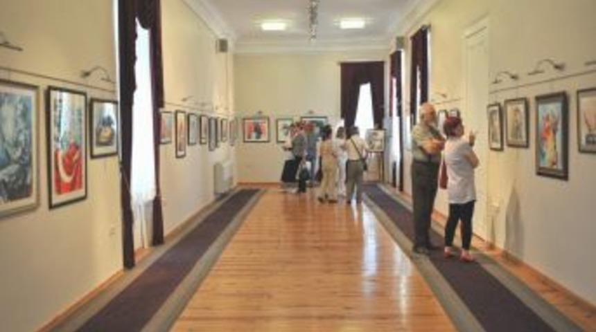 3. Ulusal Suluboya Resim Sergisi Buca'da A&ccedil;ıldı